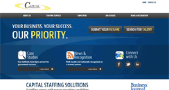 Desktop Screenshot of capitalstaffingsolutions.com